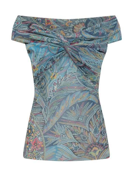 26SS 에트로 민소매 티셔츠 WRJA019399IAS72 X0887 BLUE