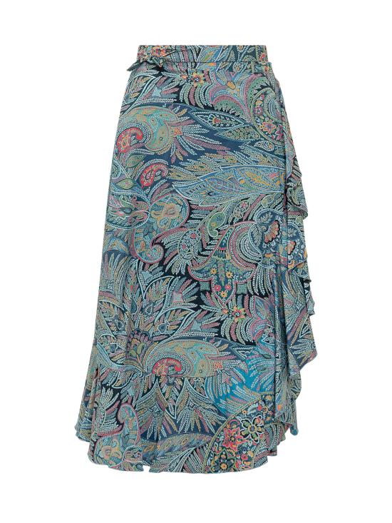 26SS 에트로 롱 스커트 WRFA017699SAEI5 X0887 BLUE