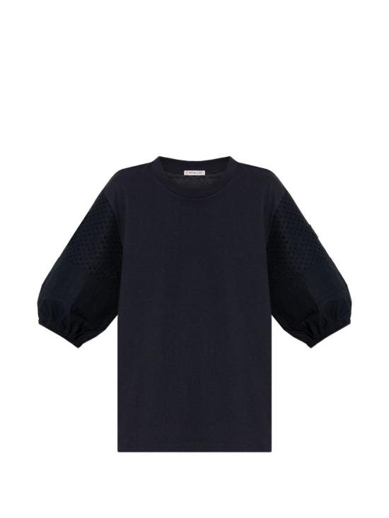 26SS 몽클레어 반팔 티셔츠 8C00045 89AUO742 Blue