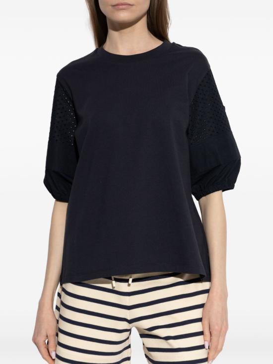 26SS 몽클레어 반팔 티셔츠 8C00045 89AUO742 Blue - MONCLER