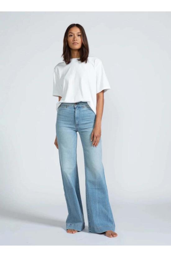  ASKK 뉴욕 데님 셔츠 Askk Ny 브라이튼 와이드 레그 진 - ASKK NY