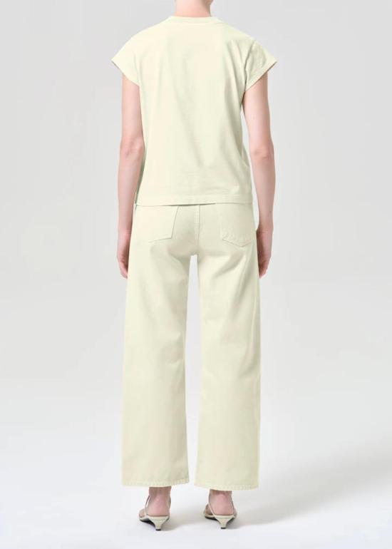  에이골디 데님 팬츠 아골드 렌 진스 레몬 제스트 - AGOLDE