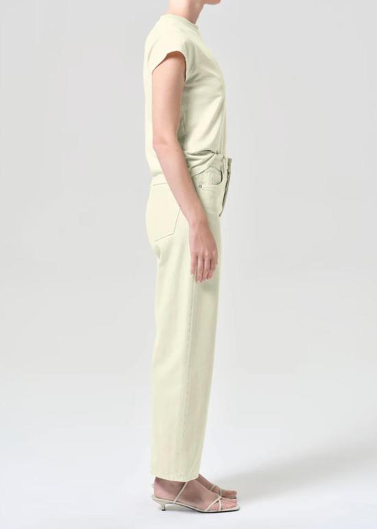  에이골디 데님 팬츠 아골드 렌 진스 레몬 제스트 - AGOLDE