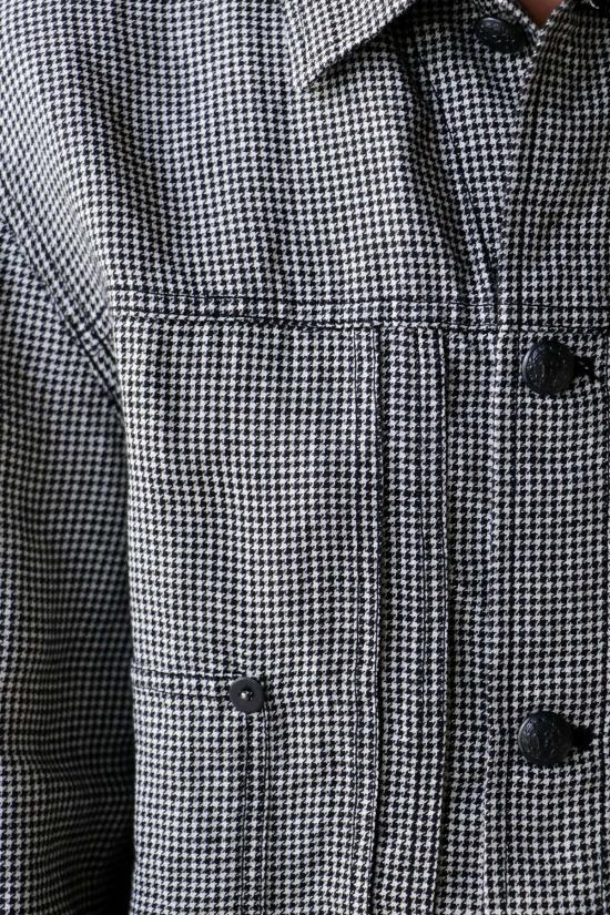  알13 자켓 R13 릴랙스드 플리츠 트러커 재킷 - R13