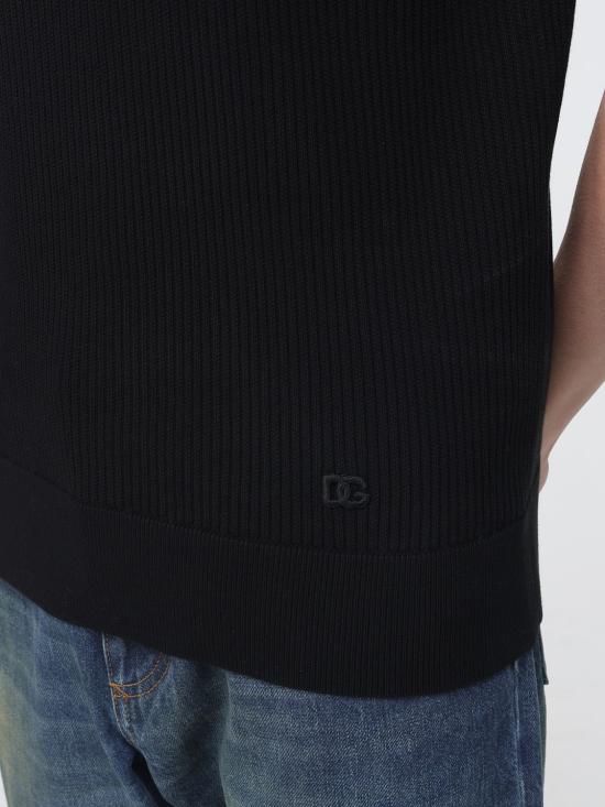 26SS 돌체앤가바나 폴로 티셔츠 GXZBJZJBCJC N0000 Black - DOLCE & GABBANA