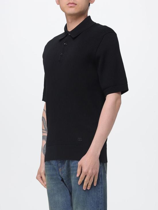 26SS 돌체앤가바나 폴로 티셔츠 GXZBJZJBCJC N0000 Black - DOLCE & GABBANA