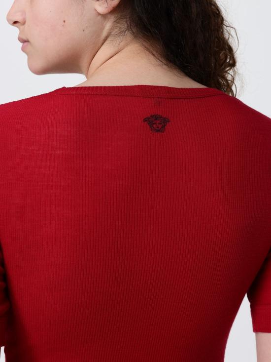 26SS 베르사체 스웨터 10245061A17548 1RB30 Red - VERSACE