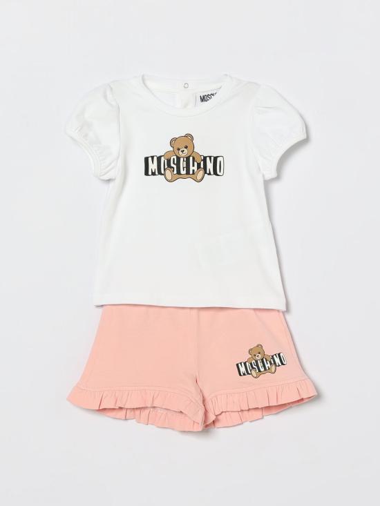 26SS [키즈] 모스키노 오버롤 MBG01OLBA00 85010 White 1