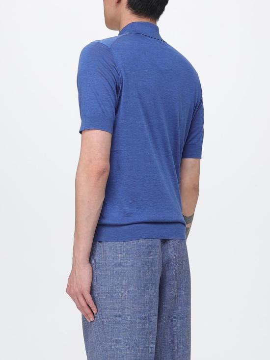 26SS 브루넬로 쿠치넬리 폴로 티셔츠 MNB805405 C7863 Royal Blue - BRUNELLO CUCINELLI