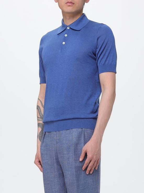 26SS 브루넬로 쿠치넬리 폴로 티셔츠 MNB805405 C7863 Royal Blue - BRUNELLO CUCINELLI