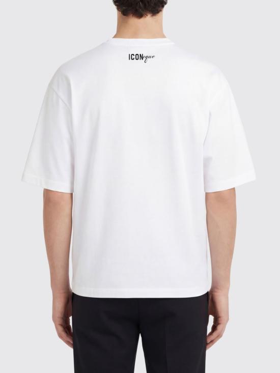 26SS 디스퀘어드2 반팔 티셔츠 S78GD0113D20033 100 White - DSQUARED2