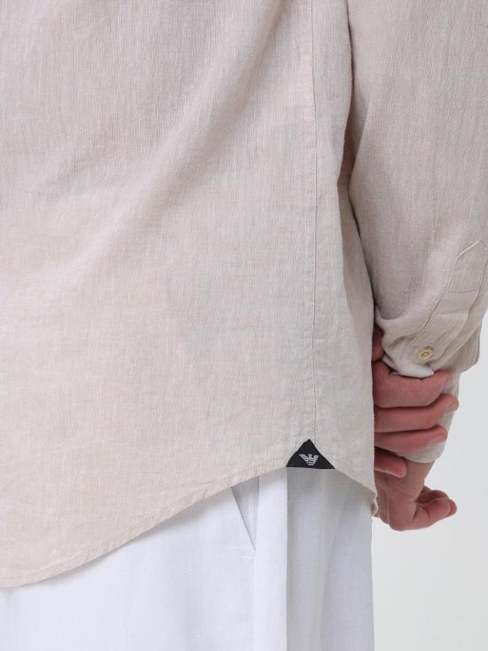 26SS 엠포리오 아르마니 긴팔 셔츠 EM000099TE20550 U1081 Ivory - EMPORIO ARMANI