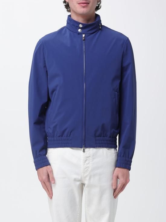 26SS 브루넬로 쿠치넬리 폴딩 후드 본디드 나일론 블루종 MZ4266525 C1354 Royal Blue