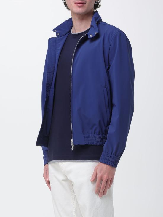 26SS 브루넬로 쿠치넬리 폴딩 후드 본디드 나일론 블루종 MZ4266525 C1354 Royal Blue - BRUNELLO CUCINELLI