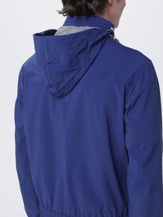 26SS 브루넬로 쿠치넬리 폴딩 후드 본디드 나일론 블루종 MZ4266525 C1354 Royal Blue - BRUNELLO CUCINELLI