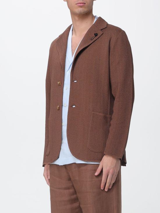 26SS 라르디니 자켓 CNCLJM56PA66008 420 Brown - LARDINI