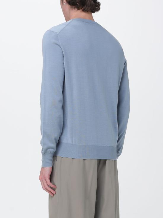 26SS 브루넬로 쿠치넬리 풀오버 니트 M2900100 CMM56 Gnawed Blue - BRUNELLO CUCINELLI