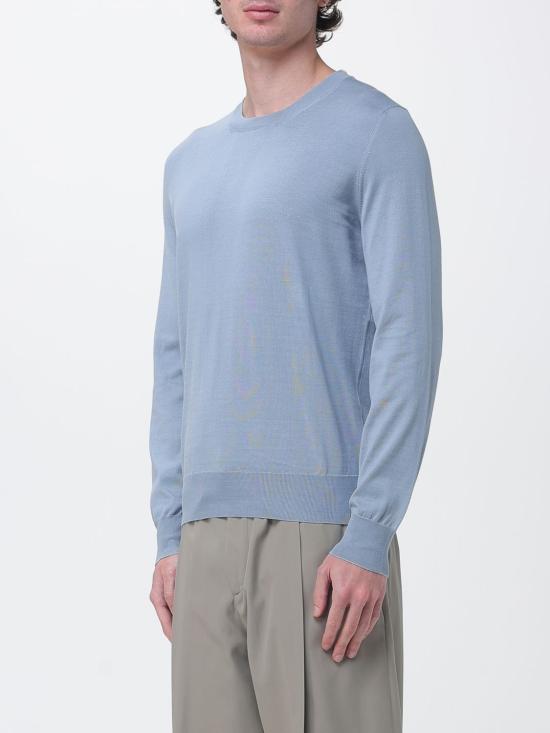 26SS 브루넬로 쿠치넬리 풀오버 니트 M2900100 CMM56 Gnawed Blue - BRUNELLO CUCINELLI