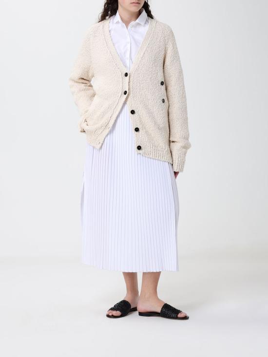 26SS 바레나 롱 스커트 GND55464162 510 White - BARENA