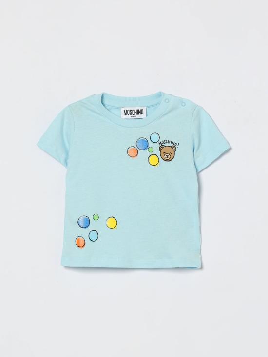 26SS [키즈] 모스키노 티셔츠 M5M047LAA03 40304 Sky Blue
