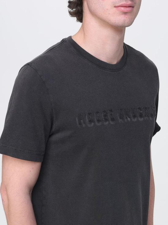 26SS 무스너클 반팔 티셔츠 M16MT707 292 Black - MOOSE KNUCKLES