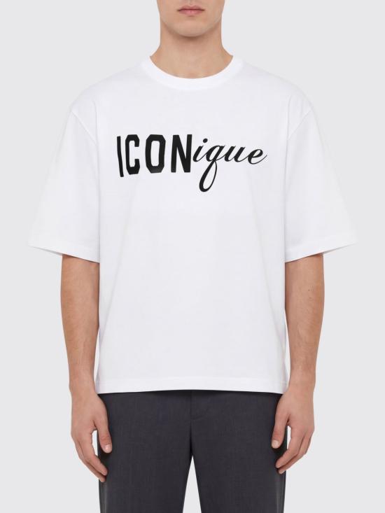 26SS 디스퀘어드2 반팔 티셔츠 S78GD0121D20033 100 White