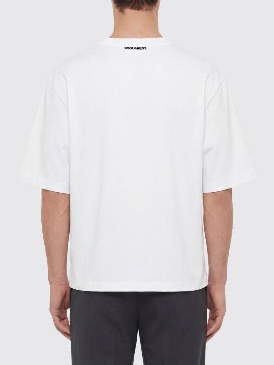 26SS 디스퀘어드2 반팔 티셔츠 S78GD0121D20033 100 White - DSQUARED2
