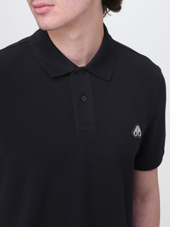 26SS 무스너클 폴로 티셔츠 M34MT712 292 Black - MOOSE KNUCKLES