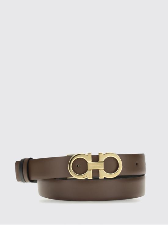 26SS 살바토레 페라가모 레귤러 벨트 764024 795 Cocoa