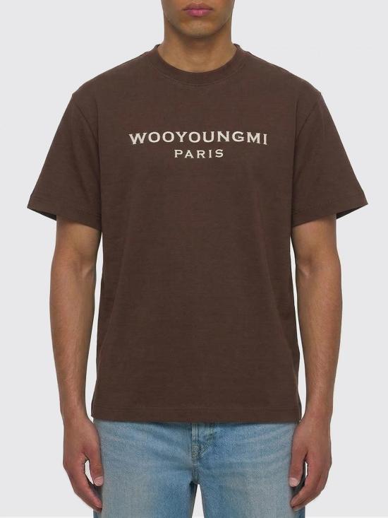26SS 우영미 반팔 티셔츠 W261TS02 703D Brown