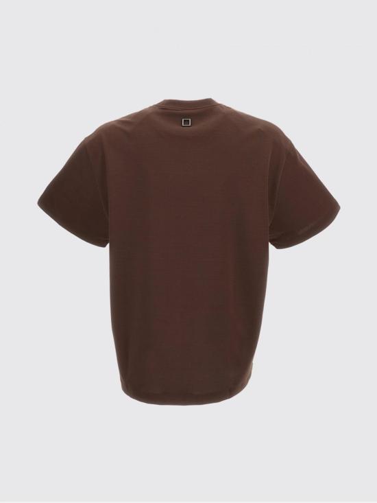 26SS 우영미 반팔 티셔츠 W261TS02 703D Brown - WOOYOUNGMI