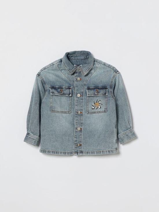 26SS [키즈] 모스키노 셔츠 HUC01VL0E44 40511 Blue