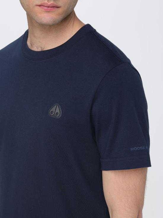 26SS 무스너클 반팔 티셔츠 M15MT777 833 Navy - MOOSE KNUCKLES