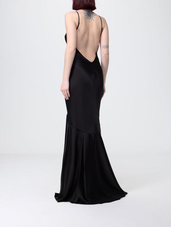 26SS 엘리자베타프랜치 롱 원피스 ABR3462E2 110 Black - ELISABETTA FRANCHI