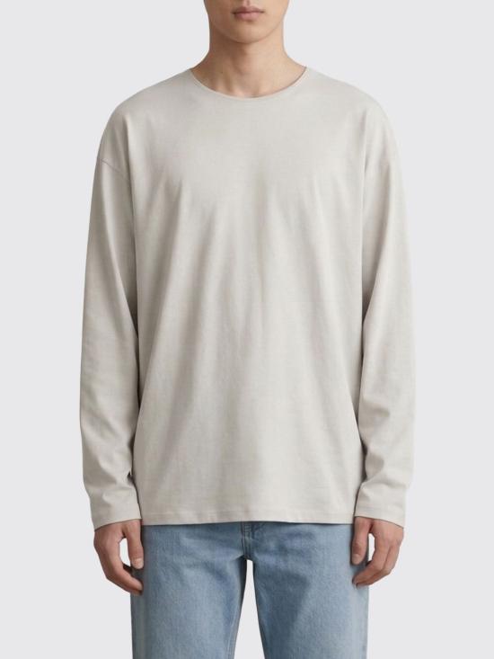 26SS 르메르 면실크 긴팔 티셔츠 TS0019LJ1055 BG282 Grey