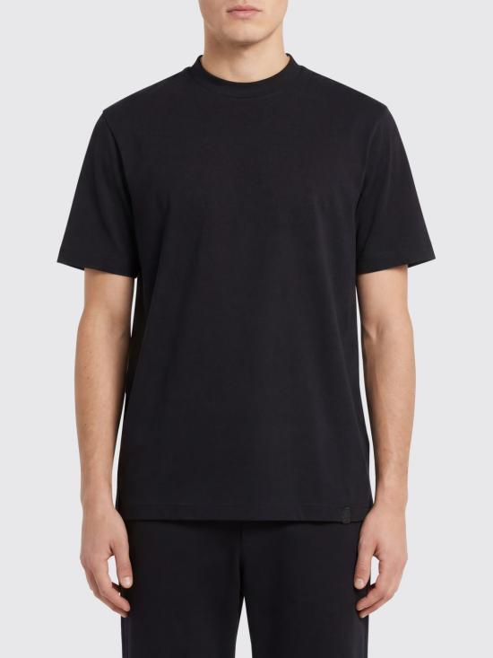26SS 브리오니 반팔 티셔츠 UJSY0LOD620 1000 Black