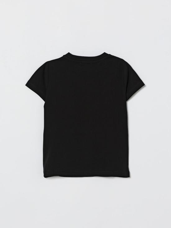 26SS [키즈] 모스키노 티셔츠 HTM058LAA24 60100 Black - MOSCHINO