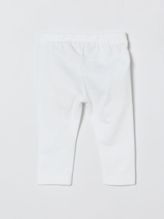 26SS [키즈] 모스키노 트레이닝/조거 팬츠 MIP032LBA00 10101 White - MOSCHINO