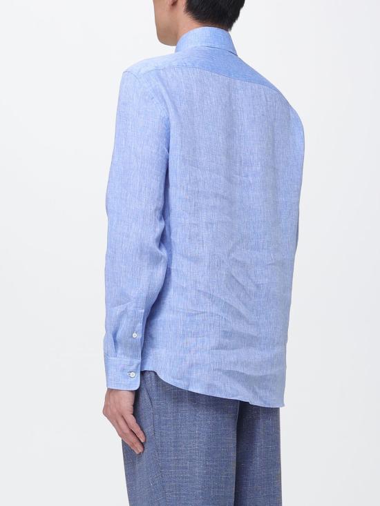 26SS 브루넬로 쿠치넬리 이지 핏 셔츠 MM6840627 C106 Gnawed Blue - BRUNELLO CUCINELLI