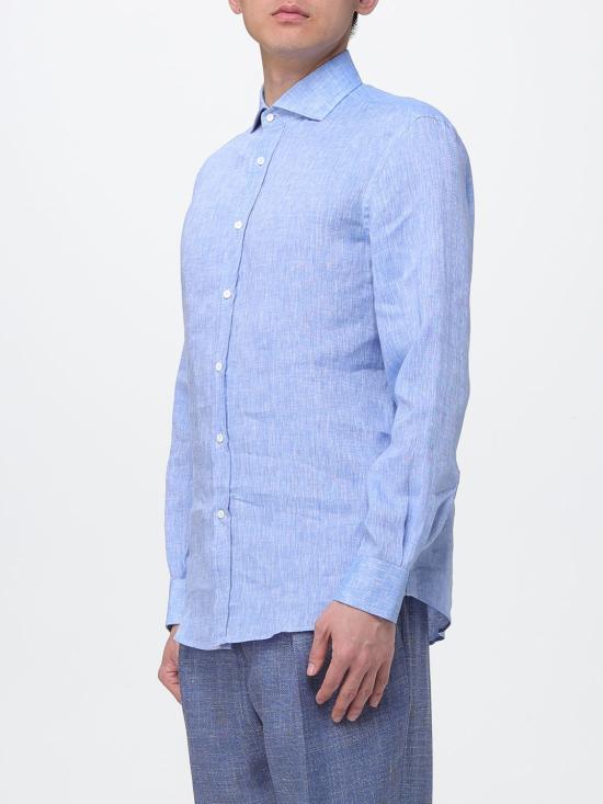 26SS 브루넬로 쿠치넬리 이지 핏 셔츠 MM6840627 C106 Gnawed Blue - BRUNELLO CUCINELLI