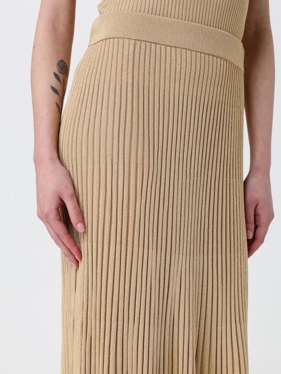 26SS 짐머만 롱 스커트 8721SS261 METGLD Gold - ZIMMERMANN