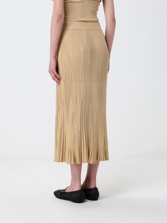 26SS 짐머만 롱 스커트 8721SS261 METGLD Gold - ZIMMERMANN