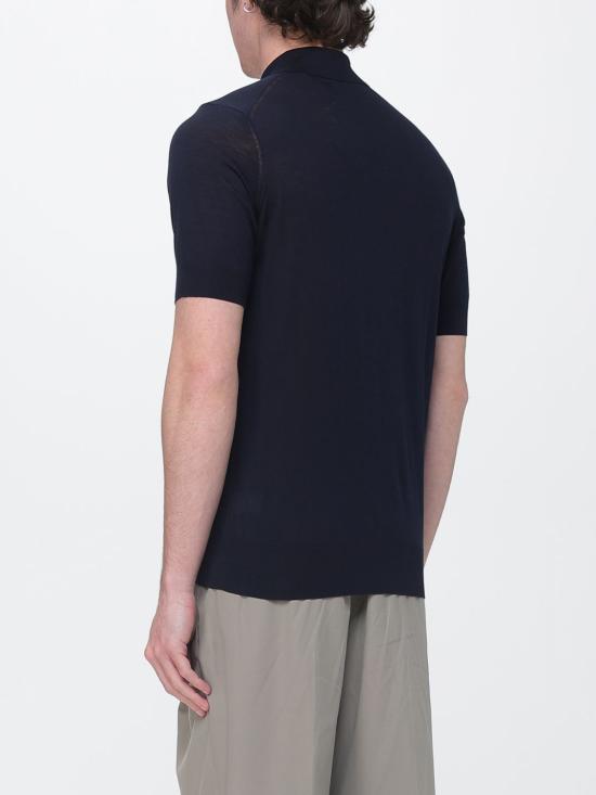 26SS 브루넬로 쿠치넬리 폴로 티셔츠 MNB805405 C2425 Navy - BRUNELLO CUCINELLI