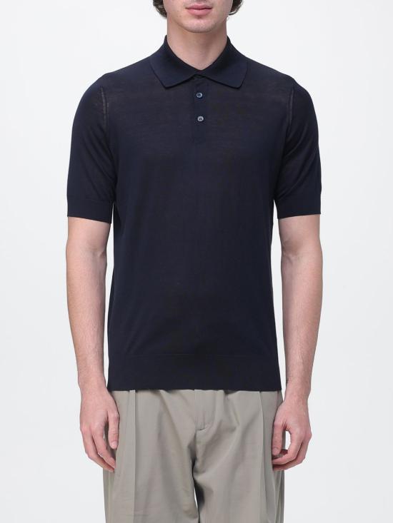 26SS 브루넬로 쿠치넬리 폴로 티셔츠 MNB805405 C2425 Navy