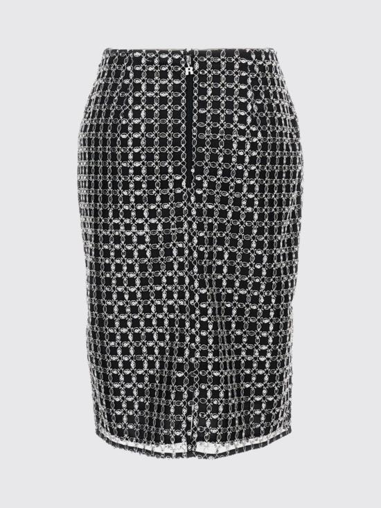 26SS 로테이트 미디 스커트 115453 100 Black - ROTATE