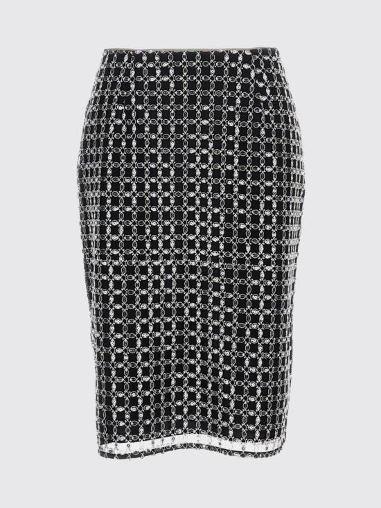 26SS 로테이트 미디 스커트 115453 100 Black - ROTATE