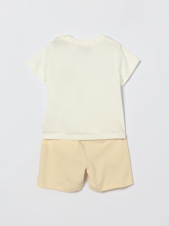 26SS [키즈] 모스키노 오버롤 M6G00MLAA03 84313 White - MOSCHINO