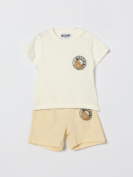 26SS [키즈] 모스키노 오버롤 M6G00MLAA03 84313 White