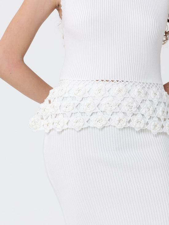 26SS 가니 민소매 티셔츠 A1070251 135 White - GANNI