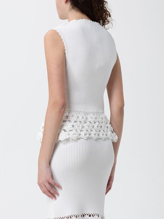 26SS 가니 민소매 티셔츠 A1070251 135 White - GANNI